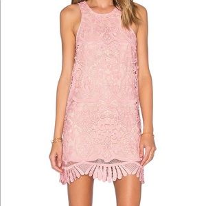 Lovers + Friends Caspian Shift Dress Pale Pink